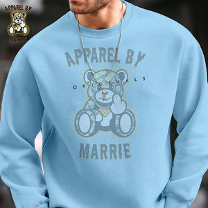 Sudadera de alta calidad OEM para hombre, estilo urbano, 100% algodón, corte regular, moderna, de peso medio y transpirable. - Product Image 1