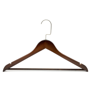 Perchas de Madera de Color Retro Personalizadas con Logotipo, Diseño Moderno y Duradero, Gancho de Metal, 44x1.2cm, Uso en Oficina y Tienda, Multifuncionales, Fabricantes - Product Image 3