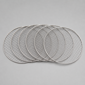 Grilles de cuisson rondes en acier inoxydable, résistantes à la chaleur, accessoires de barbecue d'extérieur - Product Image 3
