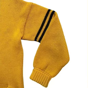 Cardigans en tricot unisexes personnalisés 100% coton épais de haute qualité pour l'hiver et l'automne, manches longues, couleurs personnalisées élégantes - Product Image 5