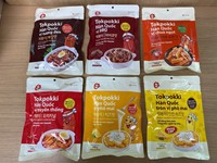 O'Food Korean Instant Tokpokki 140g Cheese Flavor Chewy Rice Cake Easy and Delicious Korean Street Food Wholesale
