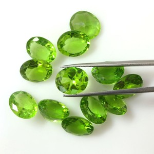 Peridoto Verde Natural, Corte Ovalado, Piedras Sueltas Calibradas y Facetadas para Joyería, Venta al Por Mayor de Gemas - Product Image 4