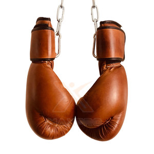 Gants de boxe en cuir de qualité supérieure, fabriqués en usine, pour l'entraînement, logo personnalisé, évacuation de l'humidité, prix abordable - Product Image 3