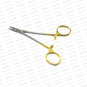 Portaagujas Baby Webster TC – Mordazas de Carburo de Tungsteno Alemán – Pinzas de Sutura de Precisión Reutilizables para Cirugía Plástica por Vaslcare - Product Image 1