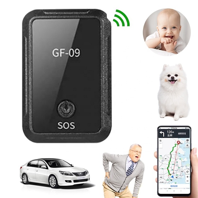 Best Price GF09 Mini GPS Tracker Magnetic Auto GPS Locator 350mAh Rechargeable Anti-Lost SOS Tracking Device for Kids Cars Pets