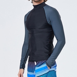 Camiseta Deportiva Cody Luna para Hombre, Manga Larga, Protección UV, Color Negro y Gris, Secado Rápido, Antibacteriana, Poliéster/Nailon - Product Image 5