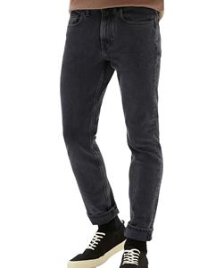 Jeans en denim pour hommes coupe classique à prix abordable, nouveau design respirant, style streetwear, coupe slim noire personnalisée pour hommes - Product Image 5