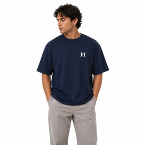 Camisetas Personalizadas de Algodón Oversize con Cuello Redondo para Hombre, Estilo Urbano, OEM Premium, Lisas, Corte Holgado, Y2K, Proveedor de Ropa al por Mayor en EE. UU. - Product Image 1