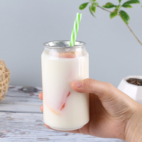 Boîtes à gâteaux transparentes en PET avec couvercle à anneau de traction entièrement ouvrable |   250ml-500ml |   Boissons, Aliments, Café, Sodas