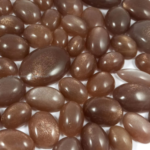 Pierres précieuses en vrac de pierre de lune naturelle, cabochons, pierres à facettes, minéraux cristallins, fournisseur en gros en Inde - Product Image 1