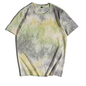 Camisetas Tie Dye para hombre, ropa Vintage de algodón, holgada, de talla grande, de manga corta que combina con todo, estilo Hip Hop, de verano, venta al por mayor - Product Image 2