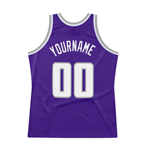 Custom <b>Purple</b> Basketball Jersey Mesh Sleeveless Unisex Adult Breathable <b>Tank</b> <b>Top</b> 100% Polyester Sublimation Printed 220g Neck - Product Image 4
