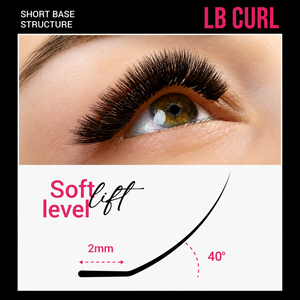 Charmlash Lash Supplies Wholesale Lb Lash <b>Extensions</b> 0.03 <b>Mink</b> <b>Eyelashes</b> 2mm Base Structure High Quality Korean Pbt Fiber - Product Image 3