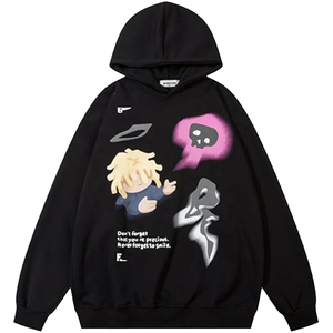 เสื้อฮู้ดดี้ผู้ชายคุณภาพสูง เป็นมิตรกับสิ่งแวดล้อม ระบายอากาศได้ดี ผ้าฟลีซหนานุ่มบุไนลอน/คอตตอน ปรับแต่งได้ ลุควินเทจ ซักแล้วดูหรูหรา สีพื้น - Product Image 1