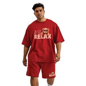 High Street <b>Knitted</b> Men’s T Shirt <b>Set</b> 240g Fabric Weight Casual Summer Cotton Short Sleeve Top and Shorts Outfit - Product Image 5