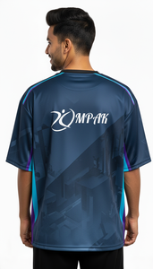 Camiseta Holgada de Estilo Casual Urbano para Hombre, Sublimada, para Uso Diario - Product Image 2