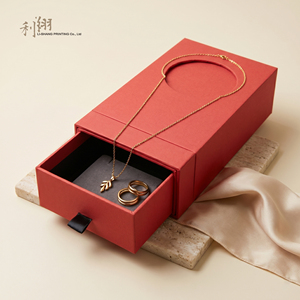 Caja de Regalo Cuadrada Rígida de Papel de Arte Premium para Bebidas, Estructura Especial con Solapa Abatible, Estampado en Lámina Dorada, Diseño Multicapa, Personalizable - Product Image 3
