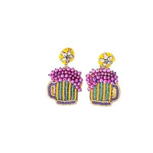 Boucles d'oreilles pendantes faites à la main, tendance bohème, bijoux pour femmes à prix avantageux - Product Image 1