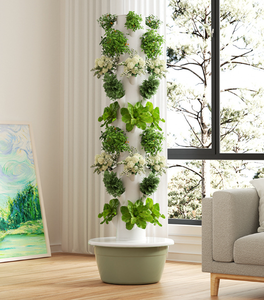 Système de culture hydroponique verticale commercial |   Jardinière pour culture hors-sol en serre pour l'agriculture urbaine - Product Image 1