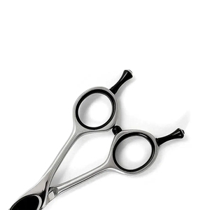 Ciseaux de barbier en acier inoxydable avec lame tranchante et manche long pour l'entretien professionnel en salon et la coupe de cheveux - Product Image 2