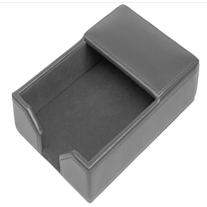 Gray Bonded Leather <b>Memo</b> Holder PU Leather <b>Memo</b> <b>Pad</b> Holder Rectangular shape - Product Image 1