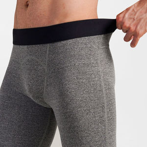 High Quality Worsted Elastic Waist <b>Compression</b> <b>Shorts</b> <b>Men</b> Breathable Quick-Dry Anti-Wrinkle Vintage Animal Print Sporty Workout - Product Image 6