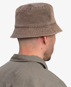 Chapeau Bob Unisexe Personnalisé en Toile Couleur Unie 100% Coton Décontracté Quatre Saisons Adulte 56-58CM Broderie 3D Pliable - Product Image 3