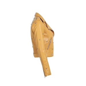 Hot Sale Plus Size Women's Winter Leather Jacket New Arrival Fully Custom Comfortable Breathable Outdoor Leisure LinenNylon - Product Image 6