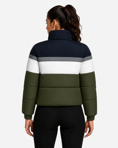 <b>Womens</b> Reversible Puffer Jacket Double Side Quilted <b>Winter</b> <b>Coat</b> Warm <b>Padded</b> Bubble Outerwear Casual Full Zip Wholesale Supplier - Product Image 5