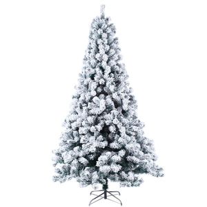 Albero di Natale floccato da 1,8 m con 1202 rami e luci integrate - Product Image 1