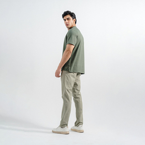 Solid Color Plus Size Men's Oversized T Shirts Buy Loose Fit Baggy Men's Oversized T Shirts Shoulder Round Neck Half Sleeve - Product Image 4
