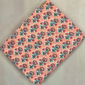 Robe midi élégante bohème multicolore à fleurs, en coton fait main, avec col en V et imprimé ethnique, robe d'été décontractée - Product Image 6