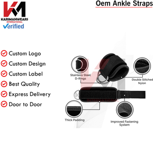 High Performance Ankle Strap Gym Cable Attachment Leg Workout Glute Kickback OEM Supplier - Product Image 3
