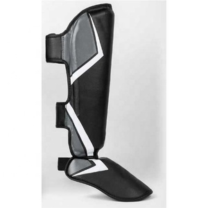 WASEEM IMPEX Protège-tibias unisexes en PU avec logo personnalisé - Équipement de protection durable pour l'entraînement de boxe et de kickboxing toutes saisons - Product Image 5