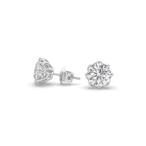 Pendientes de Diamantes Creados en Laboratorio de 4.00 Quilates, Corte Brillante, Oro de 14K, Ligeros y Únicos para Mujer, Certificados por IGI, Joyería Luxeshine B2B - Product Image 5