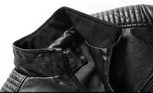 Chaqueta de Cuero Larga para Hombre, Nueva Moda, Transpirable, de Alta Calidad, Impermeable, Cortavientos, Informal, con Capucha, para Verano - Product Image 5