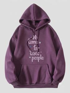Sweat à capuche oversize pour homme, motif dessin animé Génération Z, en polyester/coton, pour la mode streetwear moderne - Product Image 6
