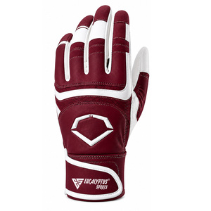 Gants de frappeur de baseball personnalisés pour hommes, en cuir PU, fermeture auto-agrippante, antidérapants, pour droitier, adulte, doux et confortables - Product Image 2