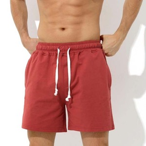 Shorts de sport décontractés pour hommes OEM/ODM, séchage rapide, tissu respirant, grande taille, coton/polyester - Product Image 5