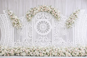 Panneaux découpés au laser sur le thème marocain pour scène de mariage, panneaux décoratifs découpés au laser pour scène de réception, Irlande - Product Image 4