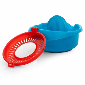 Aalok Lock It Manual <b>Orange</b> Juicer 0.5L Portable Plastic Hand <b>Press</b> Squeezer for Home & Office Pantry Green - Product Image 1