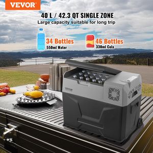 Refrigerador Portátil para Auto de 12 Voltios y 40L, Congelador de 12/24V CC con Ruedas y Asa, -4 a -68F - Product Image 2