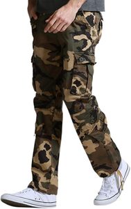 Pantalon cargo unisexe décontracté en molleton français respirant - Product Image 4