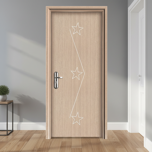 Puertas de Madera Sólida de Alta Gama, Puertas Interiores de MDF Resistentes al Moho y al Fuego para Proyectos Residenciales, Hoteles y Apartamentos - Product Image 4