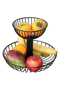 Nouvelle Tendance Panier en Fil Métallique pour Fruits et Légumes, Support pour Pommes, Fruits et Bananes, Organisateur de Cuisine - Product Image 2