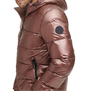 Men's High Quality Casual Puffer <b>Jacket</b> Customized Logo Printing Multi-Color Canvas Zipper Cotton Wholesale - Product Image 6