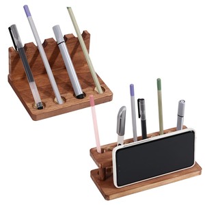 Soporte para Bolígrafos de Madera de Nogal Hecho a Mano - Organizador de Escritorio de Madera al por Mayor - Product Image 2