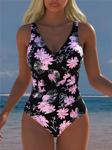 Nuevo Bikini de Una Pieza Personalizado, Sublimado, de Color Sólido, sin Espalda, de Alta Calidad, para Mujer, Ropa de Playa 2026 - Product Image 4