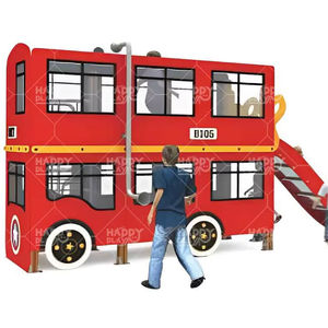 HP-OPA 029 โครงสร้างสนามเด็กเล่นกลางแจ้งแบบมีส่วนร่วมกับชุมชนพร้อมสไลเดอร์ในตัว - Product Image 1