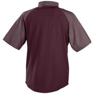 Chaqueta de béisbol para hombre de manga corta con cremallera completa, personalizada para calentamiento y bateo en jaula, para equipos de adultos - Product Image 6